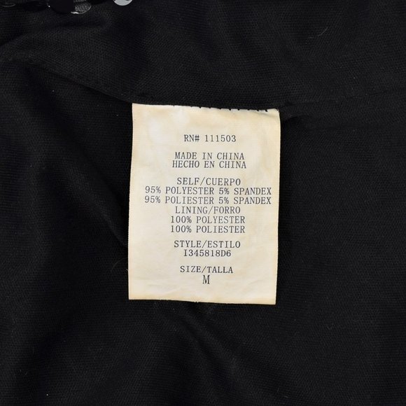 As U Wish Two Way Sequin Strapless Bodycon Evening Cocktail Dress Black Silver M - Picture 11 of 13